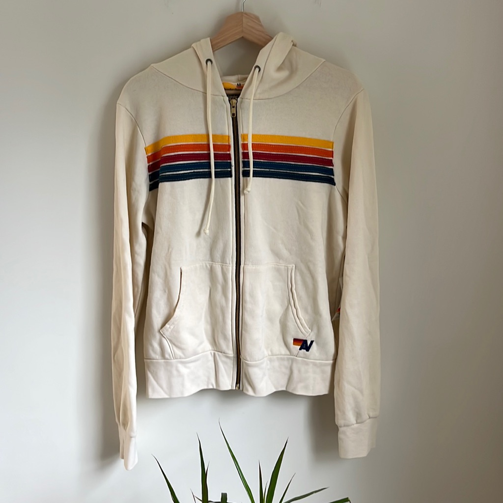 Brand New Aviator Nation 5 Stripe Hoodie